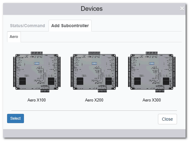 Adding Aero Subcontroller Adding Aero Subcontroller
