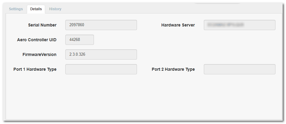 Aero Controller Details Aero Controller Details